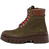 Art - 119671122003_0G3 - Leren Enkellaars - Groen - Casual