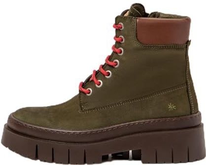 Art - 119671122003_0G3 - Leren Enkellaars - Groen - Casual