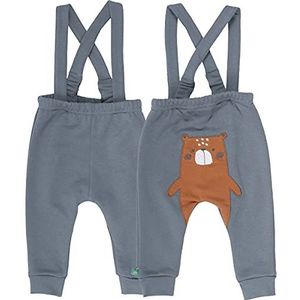 Fred's World by Green Cotton Baby-jongens Bear Sudispenser Sweat Pants Sweatpants, stormy blue, 92 cm
