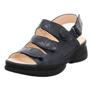 Think Cambi 8020 Damessandalen met leren voering, marineblauw/combi 8020, 38 EU, Navy Combi 8020, 38 EU