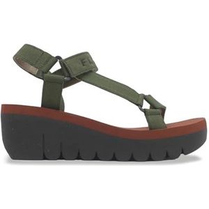 Fly London Yefa726fly damessandalen, Army Green Army Green Brick, 39 EU