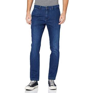 7 For All Mankind Slimmy Chino jeans voor heren, blauw (mid blue), 28