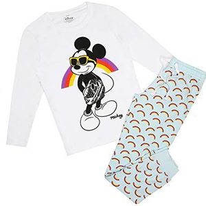 Disney Mickey Mouse Shades Pyjama Set voor dames, Meerkleurig, 36
