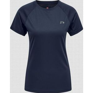 NewLine Dames Core Running T-Shirt S/S Zwart Iris