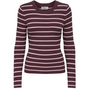 Onllouisa L/S KNT Nca Pullover, mauve wijn, XXL