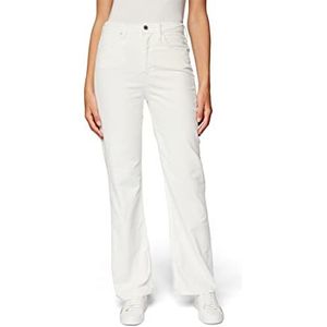 Mavi Victoria corduroy damesbroek, gebroken wit, maat 29/32