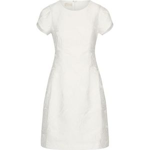 APART Fashion korte jacquardjurk, Crème, 36