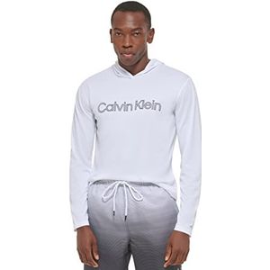 Calvin Klein Heren Cb2hj260-wht-medium Rash Guard Shirt, Wit, Medium, Kleur: wit, M