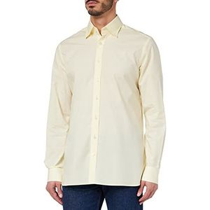 Hackett London Essential Gingham Shirt voor heren, Wit/Geel, L