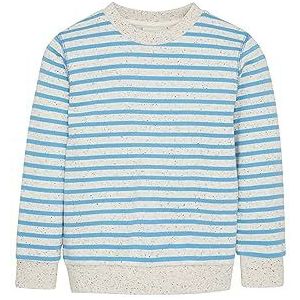 TOM TAILOR Sweatjack voor jongens en kinderen, 34040 - Off White Blue Nep Stripe, 92/98 cm
