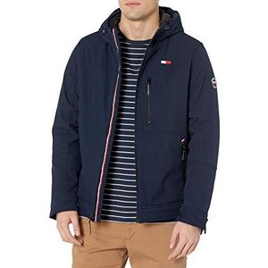 Tommy Hilfiger Softshell Sherpa gevoerde performance jas voor heren, Middernacht Tech, XXL