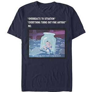 Disney Classics Alice In Wonderland - Anxiety Meme Unisex Crew neck T-Shirt Navy blue 2XL