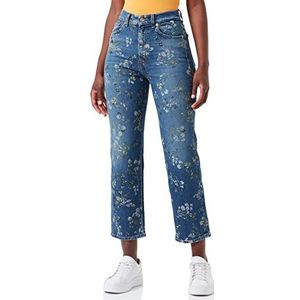 7 For All Mankind Dames Logan Stovepipe Meadow Jeans, blauw (mid blue), 25W x 25L