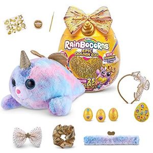 Rainbocorns 9244B Episch Gouden Ei, Seal Surprise Pluche Pet Collectible, Multicolor