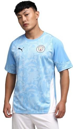 PUMA - Manchester City - Trainingsshirt - Lichtblauw Wit - 2025-2026