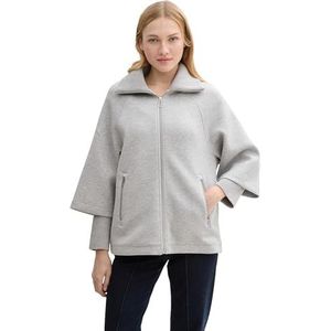 TOM TAILOR Damesjas, 10658 - Cement Grey Mélange, XXL