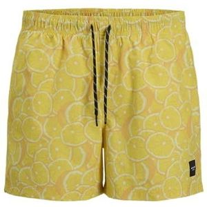 Jack & Jones Jpstmaui Jjswim Novelty Aop AKM Sn, blazing geel, L