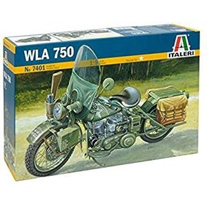 Italeri 510007401-1:9 WLA 750 US Militaire Motorcycles, Motorfiets