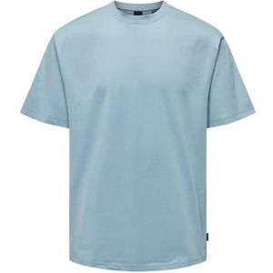 ONLY & SONS Onsfred RLX Ss Tee Noos T-shirt voor heren, Glacier Lake, XL