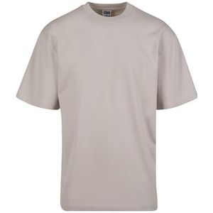 Urban Classics Heren T-shirt Tall Tee, oversized T-shirt voor mannen, katoen, geribbelde ronde hals, verkrijgbaar in vele kleurvarianten, maten S-6XL, cloud, XL