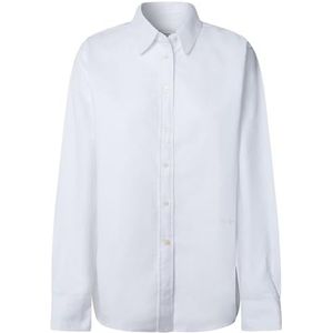 Pepe Jeans Dames LYRA Shirt Shirt, Wit (Wit), XL, Wit (wit), XL