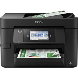 Epson WorkForce Pro WF-4820DWF 4-in-1 multifunctionele printer: duplexprinter/scanner/kopieerer/fax, A4, inkjetkleur, WLAN Direct, Ethernet, oplader, compact
