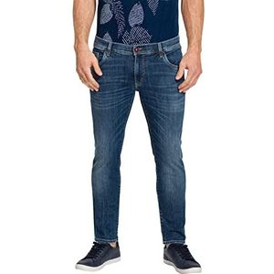 Pioneer Ryan Jeans voor heren, Blue Used Buffies 6834, 30W / 34L