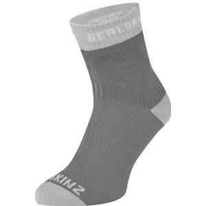 SEALSKINZ Wretham waterdichte enkellengte sok voor warm weer | grijs | X-Large, Grijs, X-Large