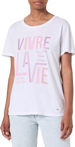 KEYLARGO Dames T-shirt WT LA Vie Round, wit (1000), XS