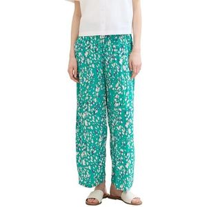 TOM TAILOR Denim Culotte damesbroek, 35333 - Abstract Green Dot Print, L