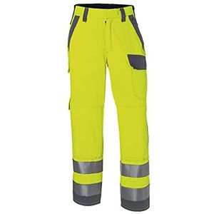 KÜBLER Workwear Kübler Protectiq High VIS Werkbroek voor heren, met kniebeschermzakken volgens EN 14404, waarschuwingsgeel, maat 94