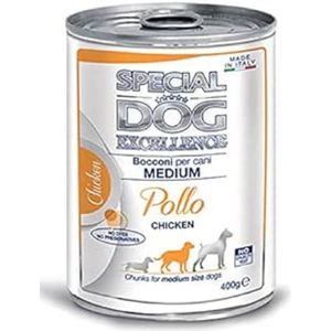 Lecks 6 Stuks Honden Medium Kip Special Dog Excellence 400g x 6 100% Italiaans
