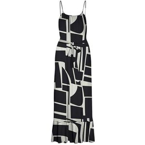 VERO MODA Vmeasy Joy 7/8 Strap Dress WVN Ga, zwart, L