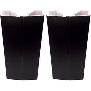 cyclingcolors 2 x plinten, plinten, voor meubels, keuken, sokkel, multihoek, 100 mm, zwart