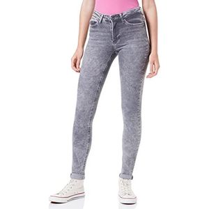 ONLY ONLBLUSH Skinny Jeans voor dames, middelhoge taille, skinny fit jeans, Lichtgrijs denim, XS