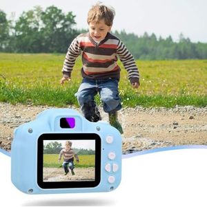 Kindercamera, kinderen vanaf 4, 5, 6, 7, 8 jaar, met 32 GB SD-kaart, 2,0 inch scherm, 1080p HD 20 MP, kindercamera voor jongens en meisjes als speelgoedcadeau (blauw)