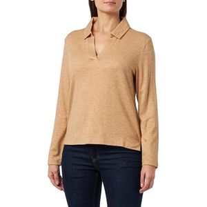 s.Oliver T-shirt voor dames, lange mouwen, bruin, maat 46, bruin, 46