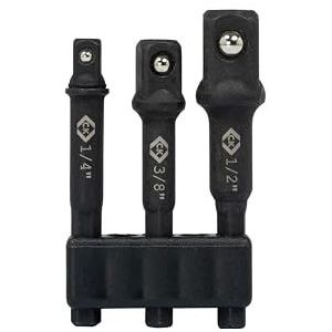 Vorteck - Impact Socket Adapters - 65 mm - 3-delig