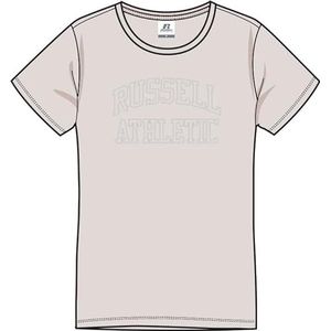 RUSSELL ATHLETIC SS T-shirt dames, Pastel Parchment, L