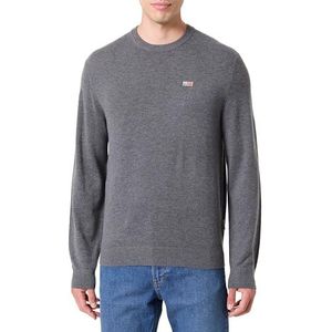NAPAPIJRI Donori Crew Neck Sweater voor heren, Donkergrijs, L