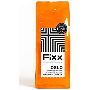 FiXX Oslo | Gemalen Koffie | Ethisch Verhandelde Koffie | Grote Taste Award Winnaar 2019 | 100% Arabica | Ethiopische Koffie | Medium Roast | 250g