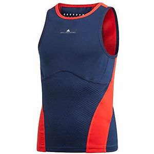 adidas, tank-top voor meisjes, donkerblauw, rood, 164 bovenkleding