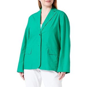 Marc O'Polo Damesblazers/SACCOS, zakelijke casual blazer, levendig groen, 46, vivid green, 46