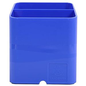 Exacompta - ref. 67479D - 1 Magnetisch Pennenhouder PEN-CUBE - 2 vakken - voor whiteboards, koelkast - ideaal voor kantoor, thuis, school - kleur ijsblauw