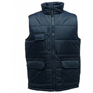 Regatta Professionele mannen Steller Multi-Zip Ripstop Geïsoleerde Bodywarmer Gilet Jacket, Navy, maat Medium