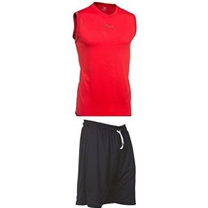 Asioka 184-94/17 Set Basketbal, Man S rood/zwart