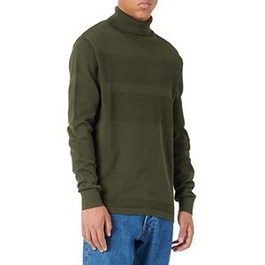 SELECTED HOMME SLHMAINE LS Knit ROLL Neck W NOOS Pullover Bos Night, XL, Forest Night, XL