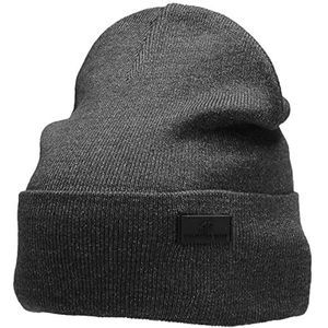 4F Heren H4Z22-CAM004 Baret, Midden Grijs Melange, One Size, Midden Grijs Melange, One Size