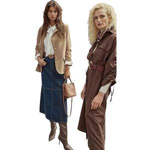 Trendyol Rok - Donker Blauw - Maxi,Indigo,40, Indigo, 38