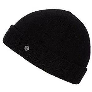 BICKLEY + MITCHELL Cashmere Merino Short Beanie, zwart, Eén maat